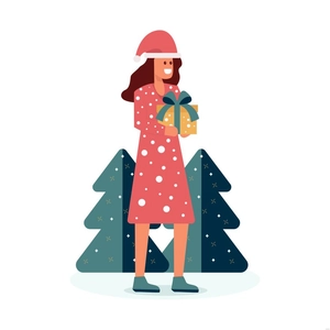 Christmas Fashion Illustration