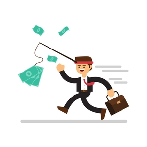 Money Motivation Illustration