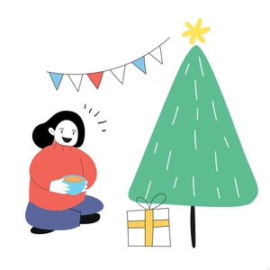 Cartoon Christmas Illustration