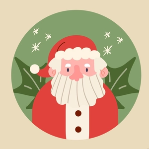 Vintage Santa Ilustration Clipart Vintage Santa Ilustration Clipart