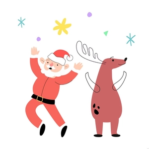 Happy Christmas Illustration