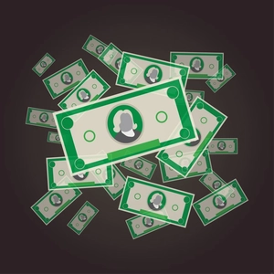 Transparent Money Illustration