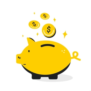 Money Saving Illustration