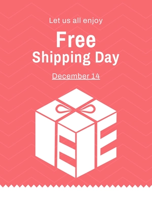 Shipping Day Flyer Template Shipping Day Flyer Template