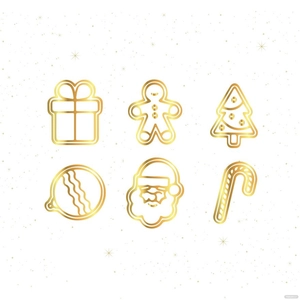 Gold Christmas Vector