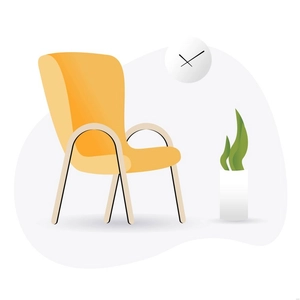 Office Chair Illustration
