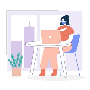 Modern Office Illustration