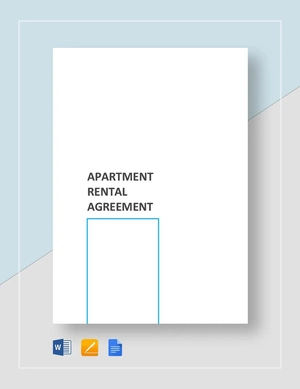 Sample Apartment Rental Agreement Template Sample Apartment Rental Agreement Template