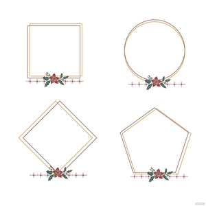 Christmas Frame Vector