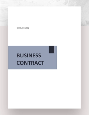 Sample Business Contract Template