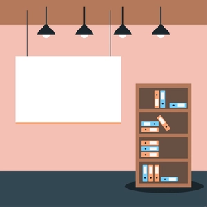 Office Wall Illustration