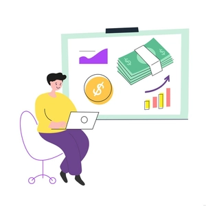 Money Market Illustration