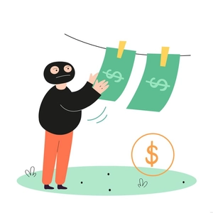 Money Laundering Illustration