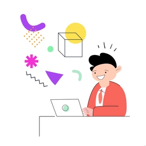Creative office Illustration