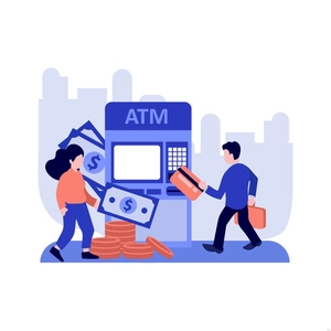 Banking Technology Illustration