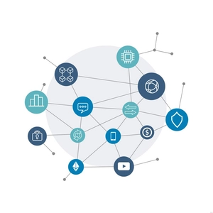 Blockchain Technology Illustration