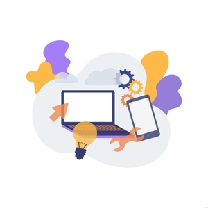 Transparent Technology Illustration