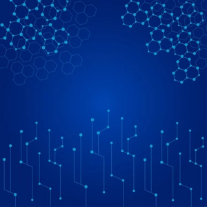 Blue Technology Illustration