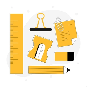 Office Supplies Illustration