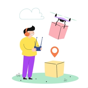 Drone Technology Illustration