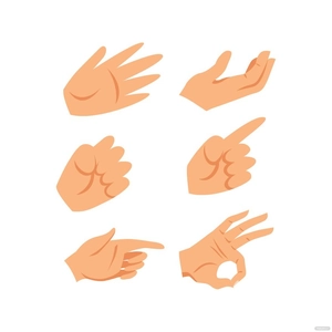 Cartoon Hands Vector