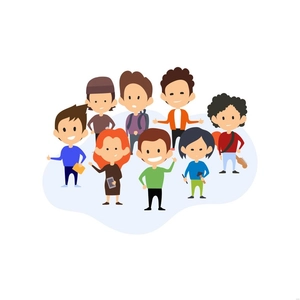 Cute People Illustration