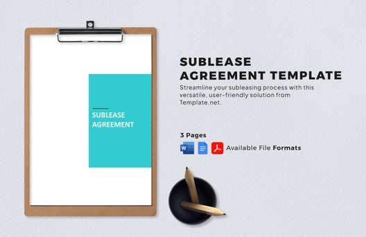 Sublease Agreement Template