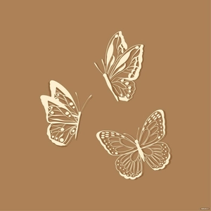 Lace Butterfly Vector