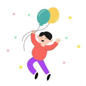 Happy Man Illustration