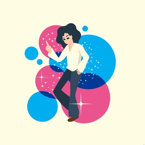Retro Man Illustration
