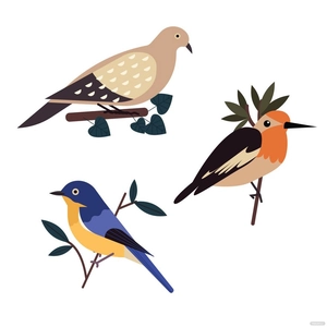 Single Bird Vector