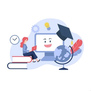 Cartoon Education Illustration
