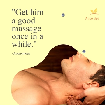 Free Massage Quote For Him Post, Instagram, Facebook Template to Edit Online