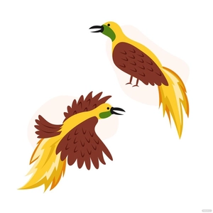 Bird of Paradise Vector