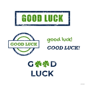 Good Luck Grunge Vector