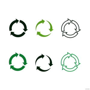 Round Recycle Vector