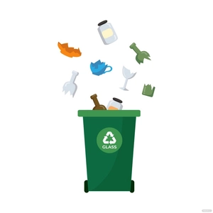 Glass Recycle Vector