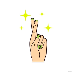 Goodluck Hands Vector