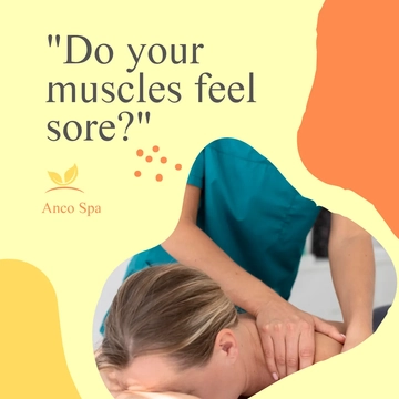Free Wellness Massage Question Post, Instagram, Facebook Template to Edit Online