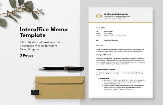 Interoffice Memo Template Interoffice Memo Template