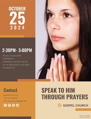 Women of Prayer Church Template