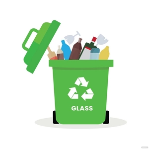 Recycle Glass Vector
