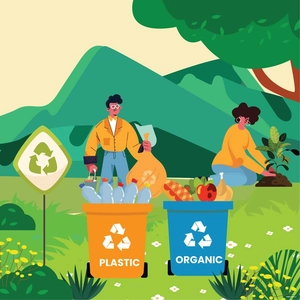 Recycle Poster Vector