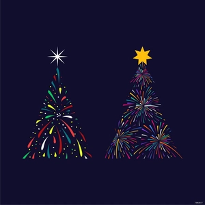 New Year Tree Vector