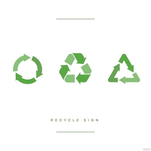 Recycle Sign Vector