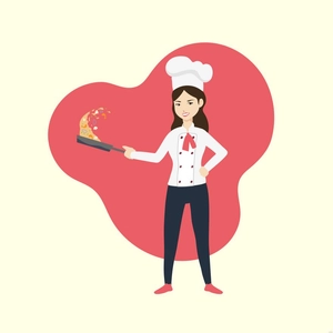 Woman Chef Illustration