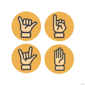 Hand Gesture Vector