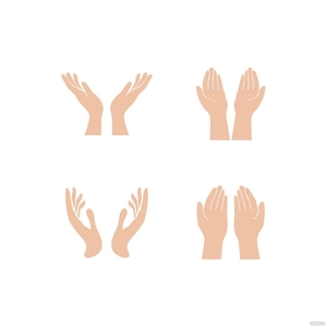 Open Hands Vector