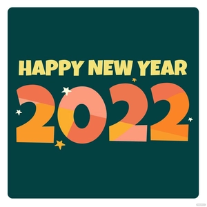 Happy New Year Logo Vector