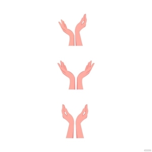 Two Hands Vector